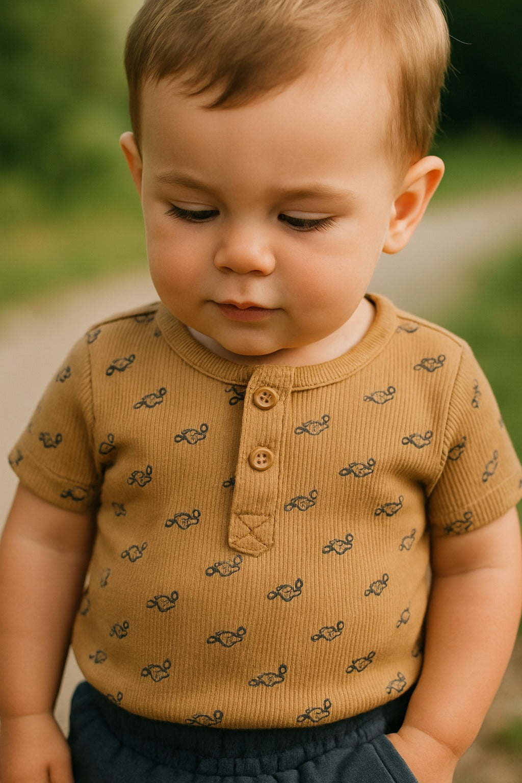 Dirkje Boys Set - AOP T-shirt & Shorts