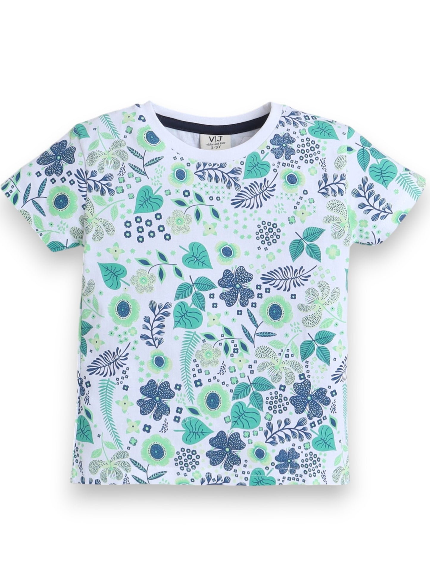 Victor and Jane - All-Over Printed T-shirt and Shorts Pyjama Set