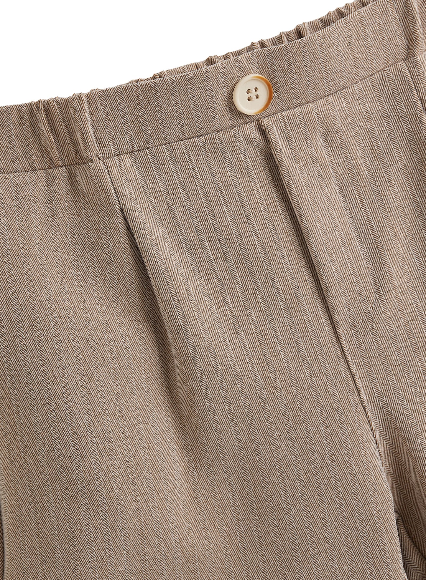 Neutral/Beige Waistcoat And Short Set With Shirt And Bow Tie