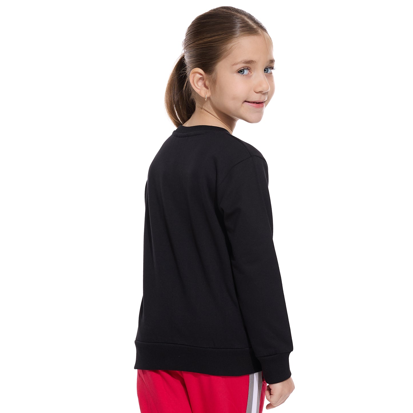 GLITTER PRINTED SWEATSHIRT