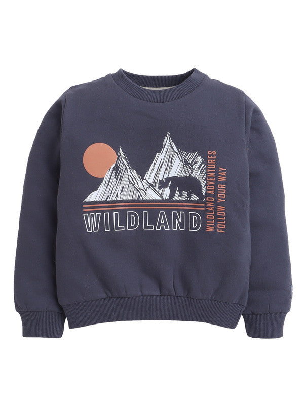 Boys Wildland Fleece Tracksuit – Grey 2-Piece Set