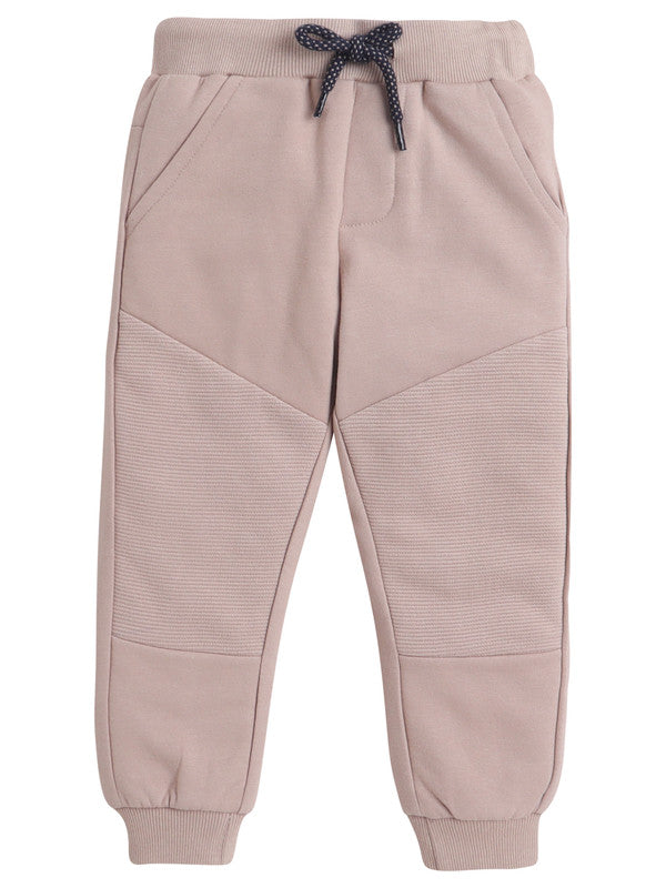 Boys Space Race Fleece Tracksuit – Navy & Sand 2-Piece Set