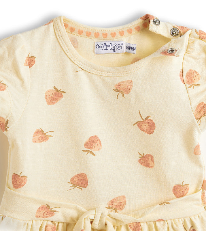 Dirkje girls printed summer dress