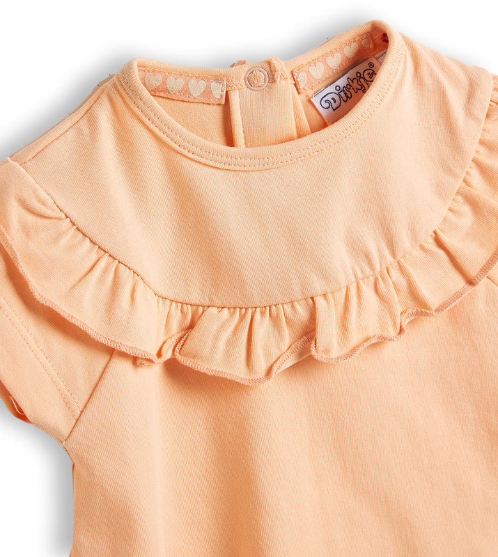 Dirkje 2 pcs babysuit + headband