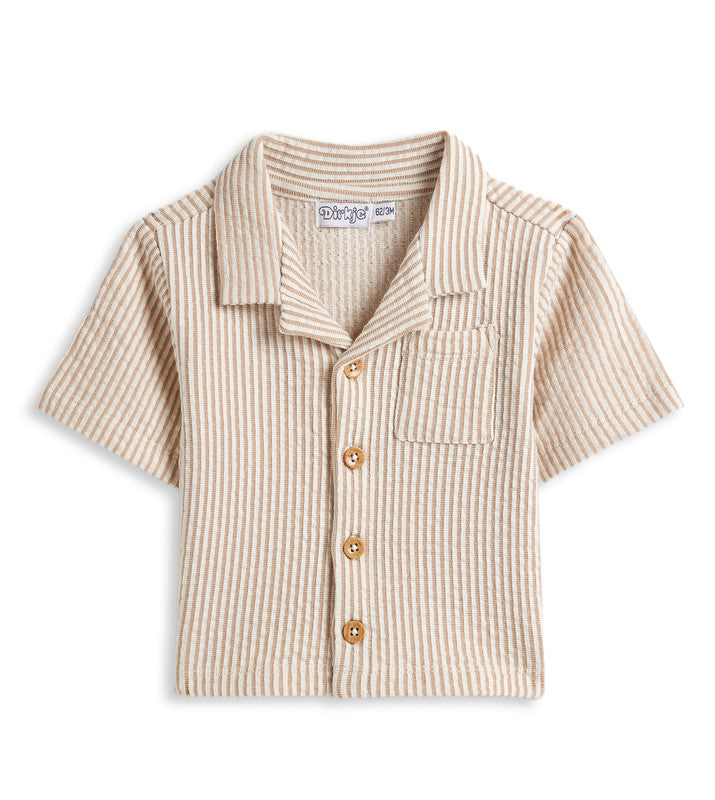 Dirkje 2 pcs Set - Collar Shirt and Shorts