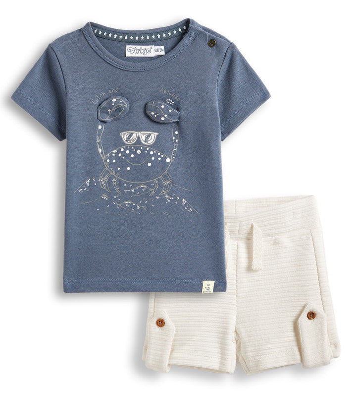 Dirkje Boys Set - Short sleeve Shirt & shorts