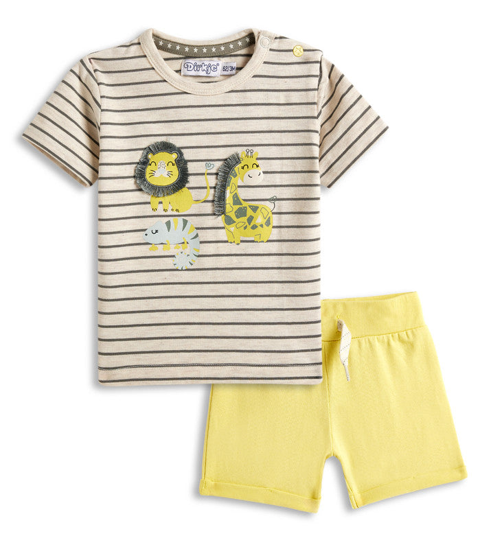 Dirkje Boys Set - Stripes T-shirt & Shorts