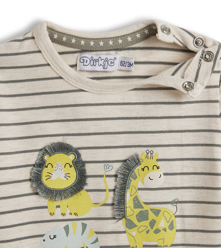 Dirkje Boys Set - Stripes T-shirt & Shorts