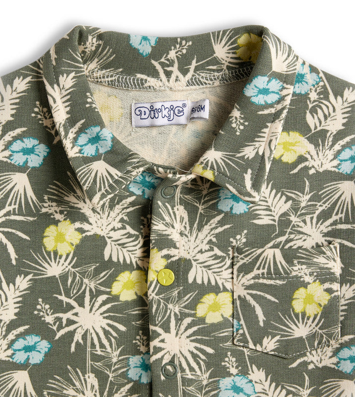 Dirkje Boys Set - AOP T-shirt & Cargo Shorts