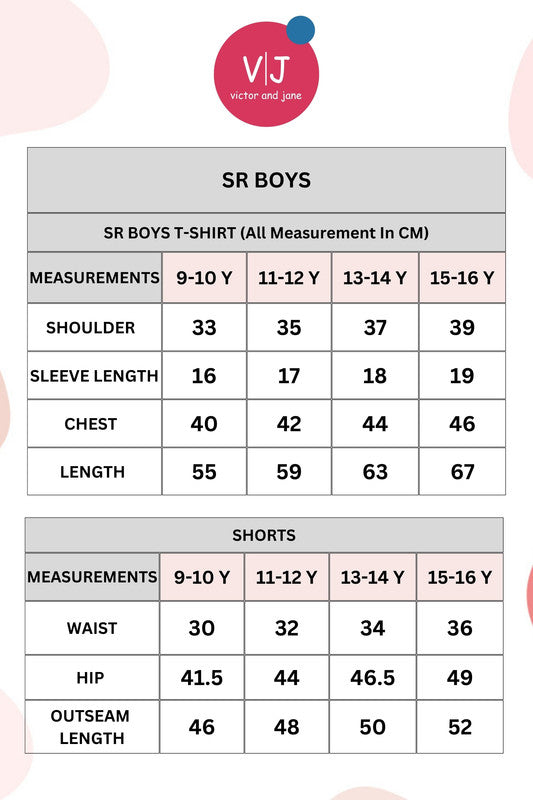 Victor and Jane Sr Boys' Slogan Print Set - Black