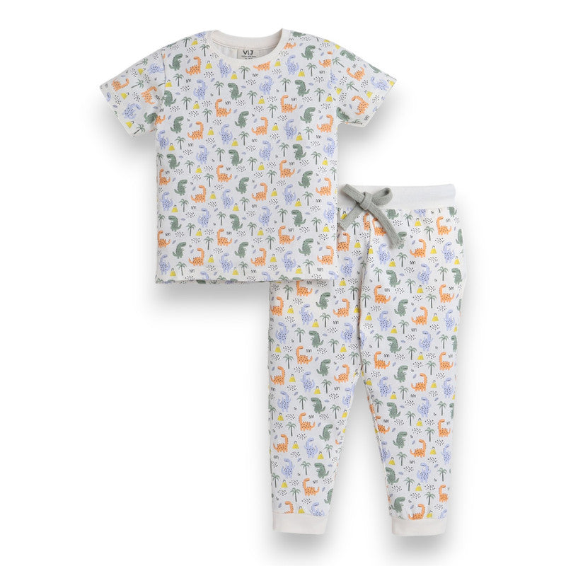 Victor and Jane - All-Over Printed T-shirt and Pyjama Set