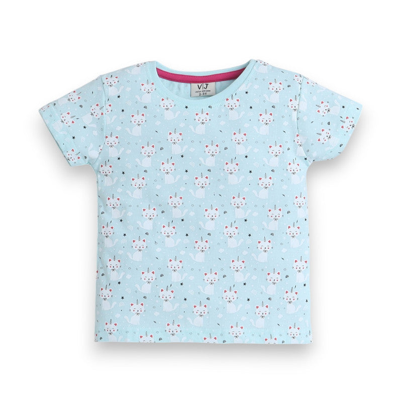Victor and Jane - All-Over Printed T-shirt and Pyjama Set