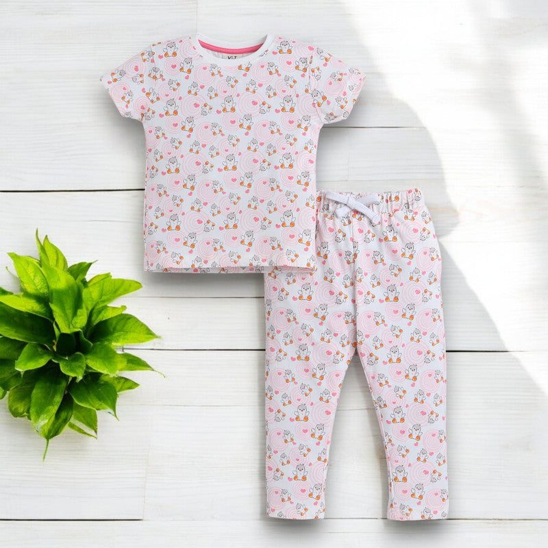 Victor and Jane - All-Over Printed T-shirt and Pyjama Set
