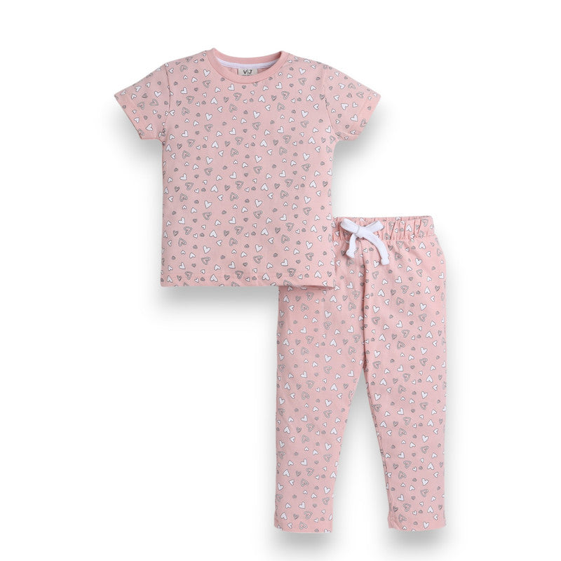 Victor and Jane - All-Over Printed T-shirt and Pyjama Set