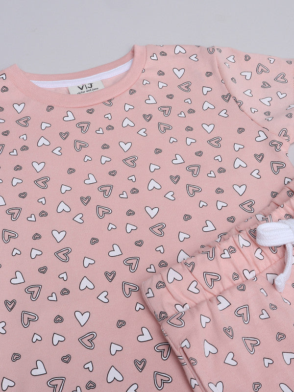 Victor and Jane - All-Over Printed T-shirt and Pyjama Set