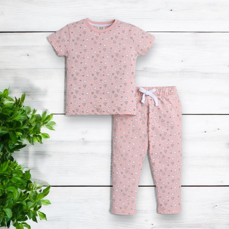 Victor and Jane - All-Over Printed T-shirt and Pyjama Set