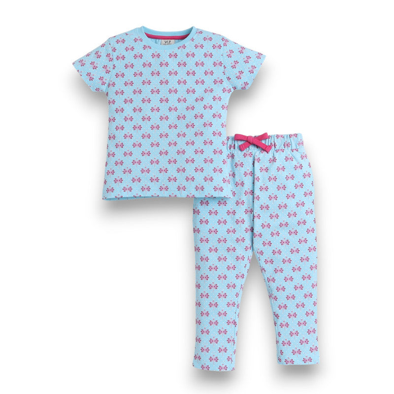 Victor and Jane - All-Over Printed T-shirt and Pyjama Set