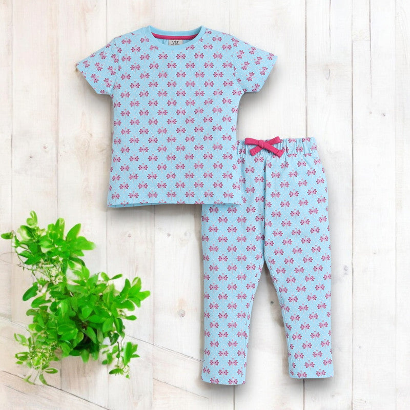 Victor and Jane - All-Over Printed T-shirt and Pyjama Set