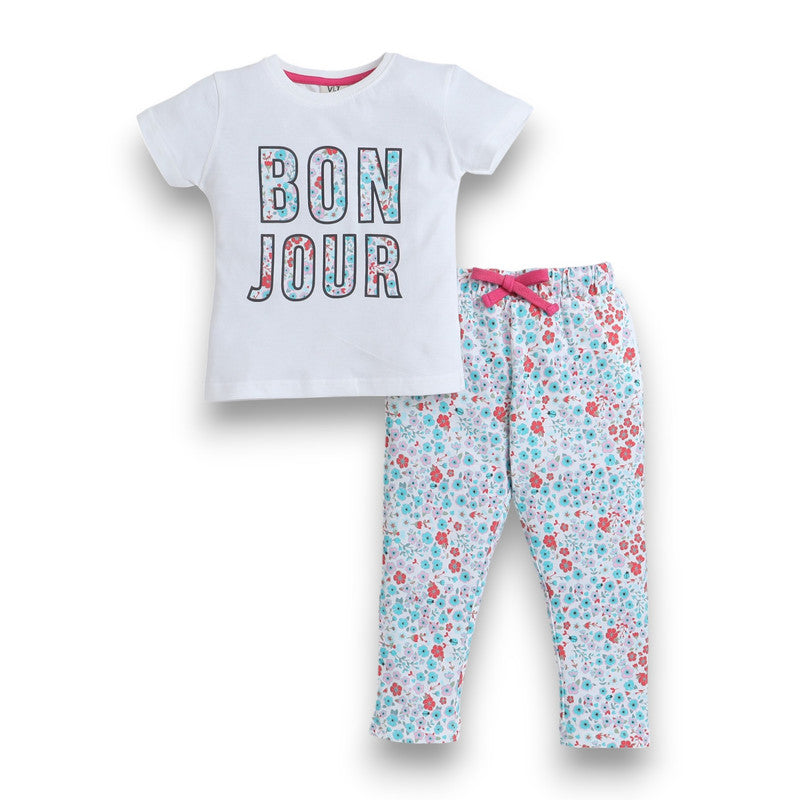 Victor and Jane - Printed T-shirt and Pyjama Set