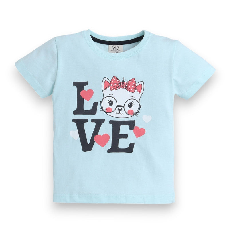 Victor and Jane - Printed T-shirt and Shorts Pyjama Set