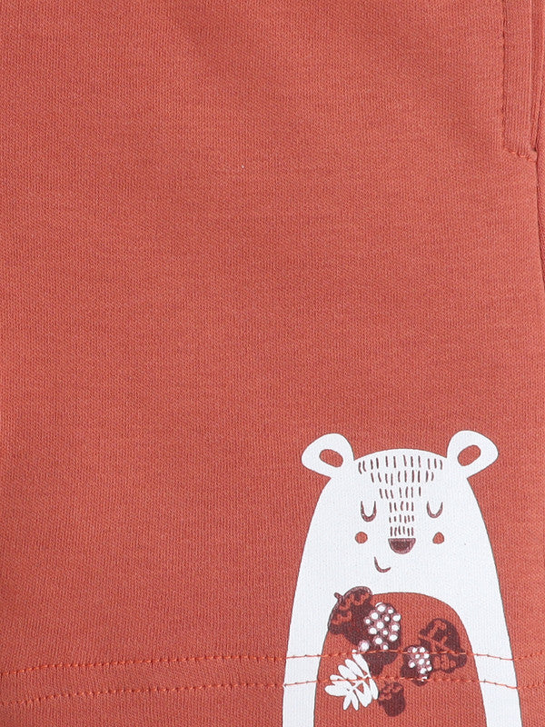 Victor and Jane Boys' 2pcs Casual Summer Cute Panda Print Round Neck T-Shirt and Shorts Set