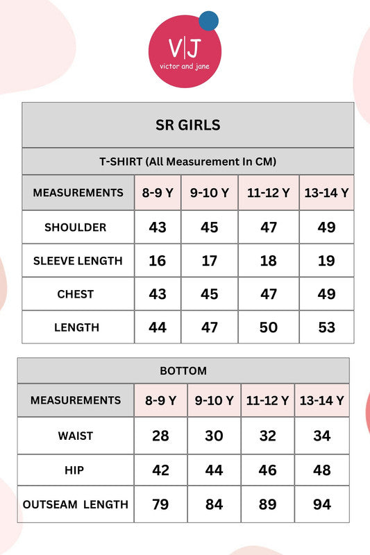 Victor and Jane Girls' 2pcs Spring/Summer Outfit Set - Comfy Knit Crop Top & Wide-Leg Pants