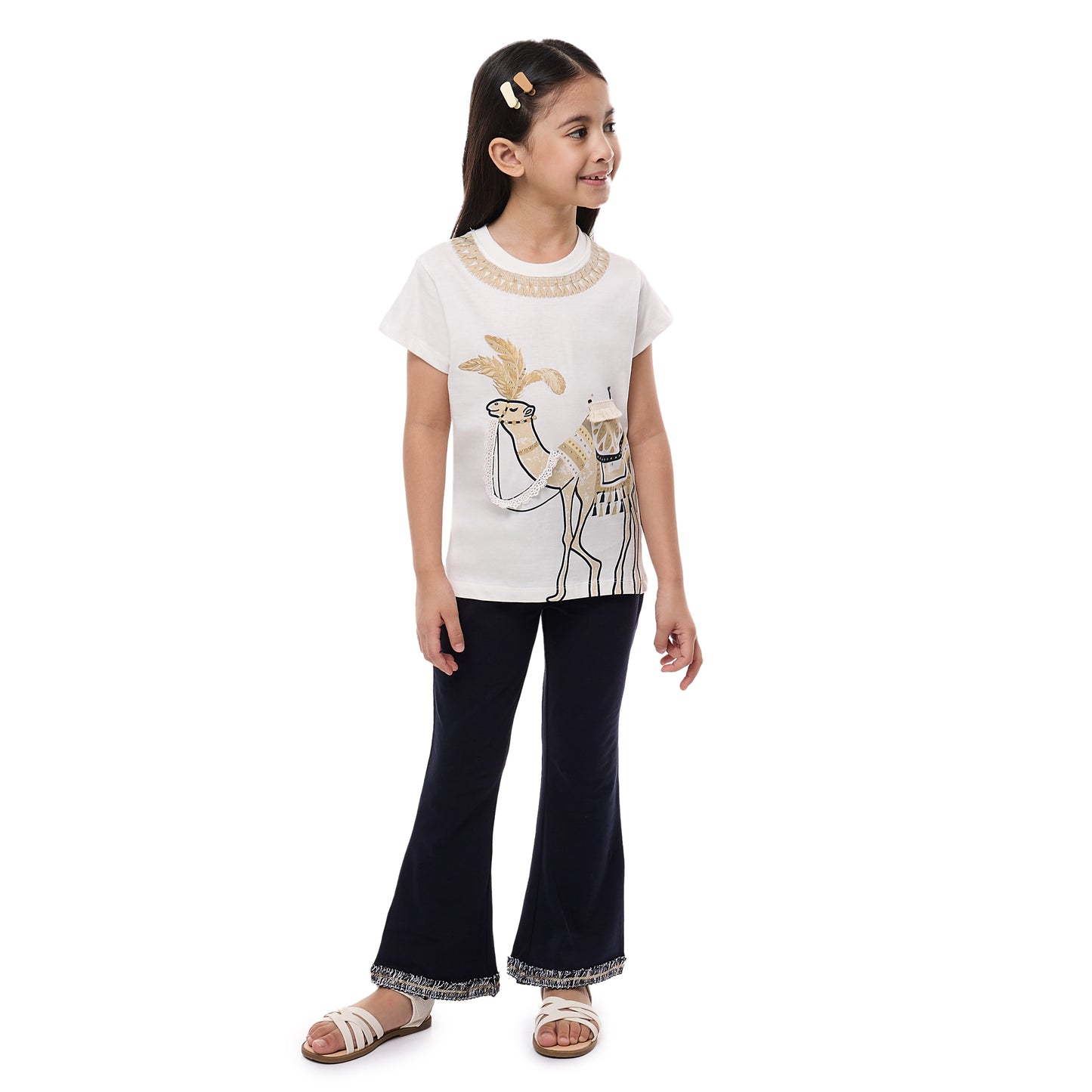 T-Shirt & Flared Leggings Set