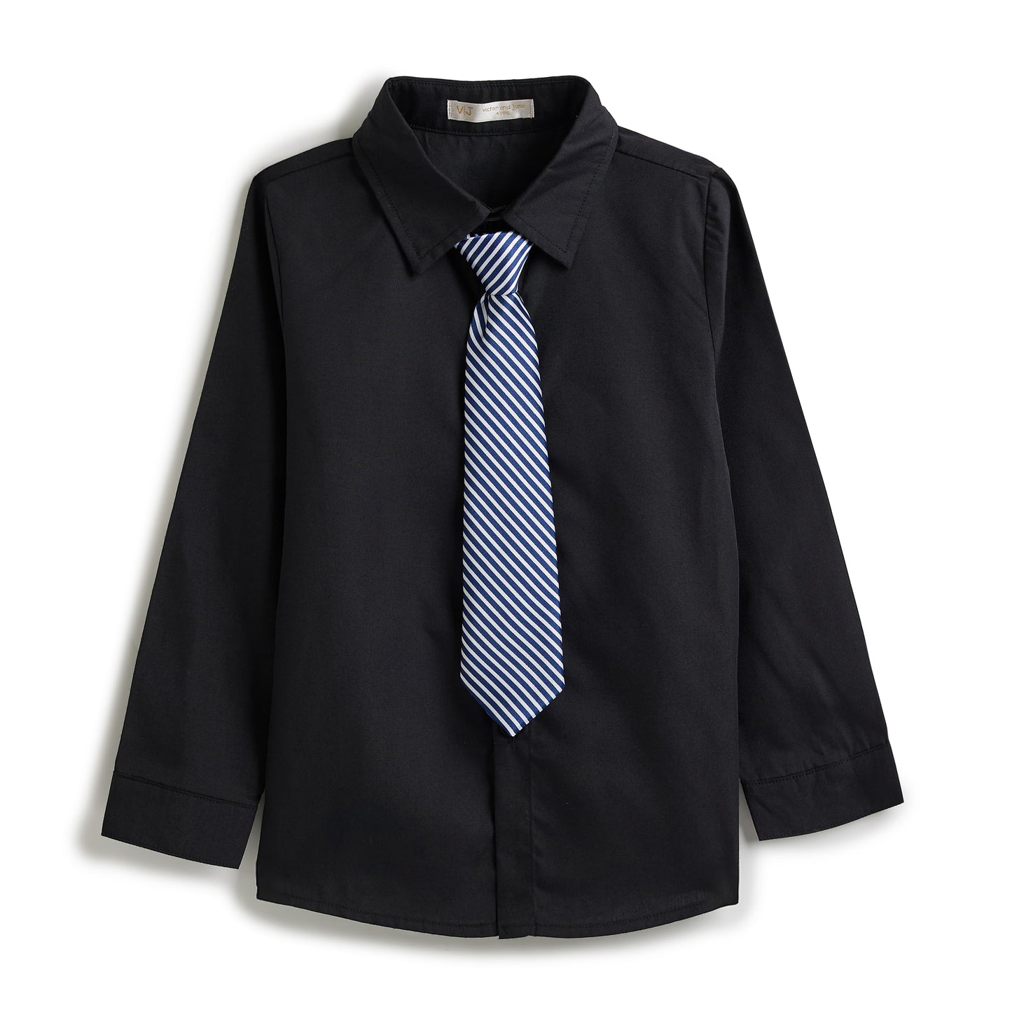 Grey Herringbone Waistcoat And Pant Set With Shirt And Tie