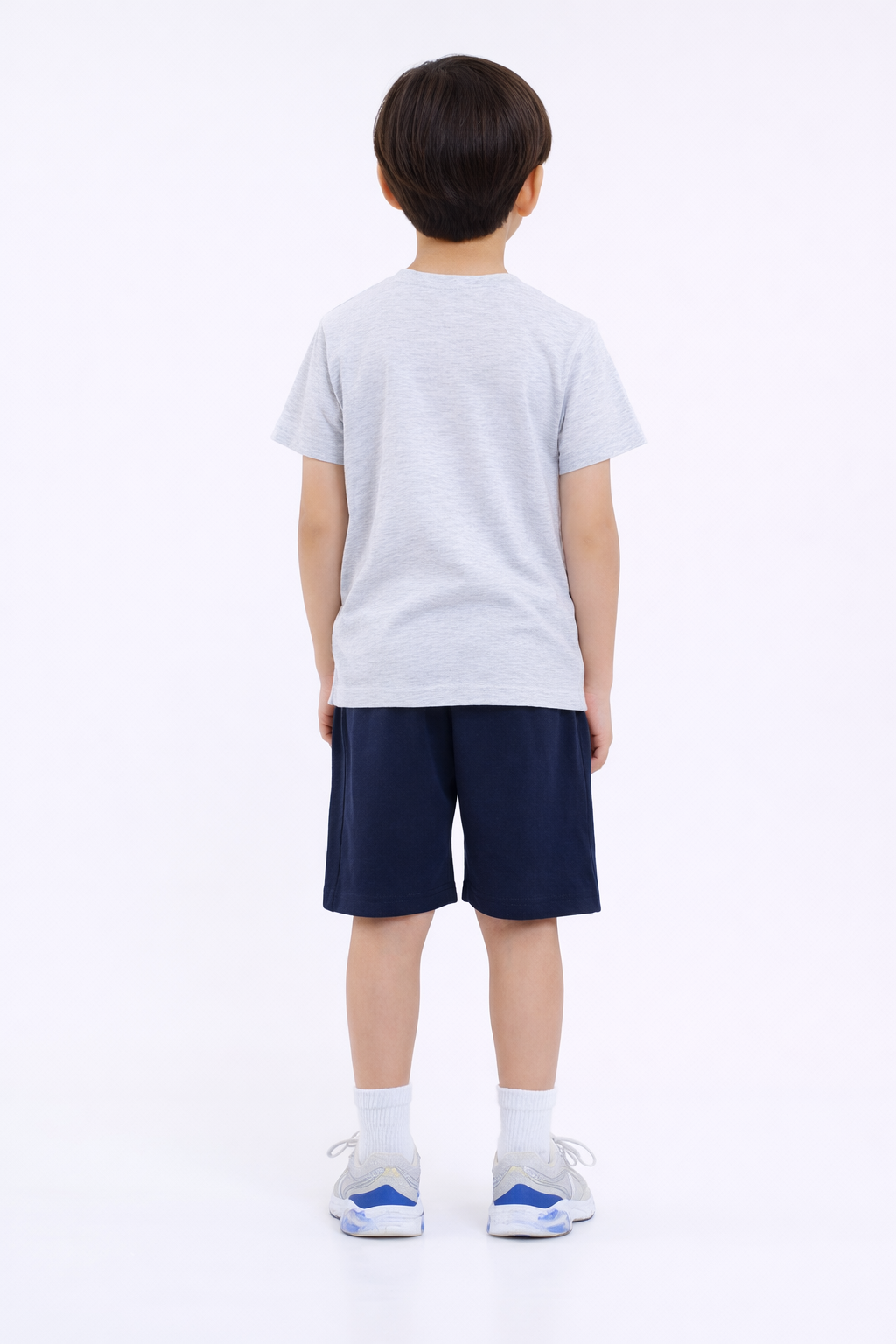 Boys Dino Surfer T-Shirt & Navy Shorts Set