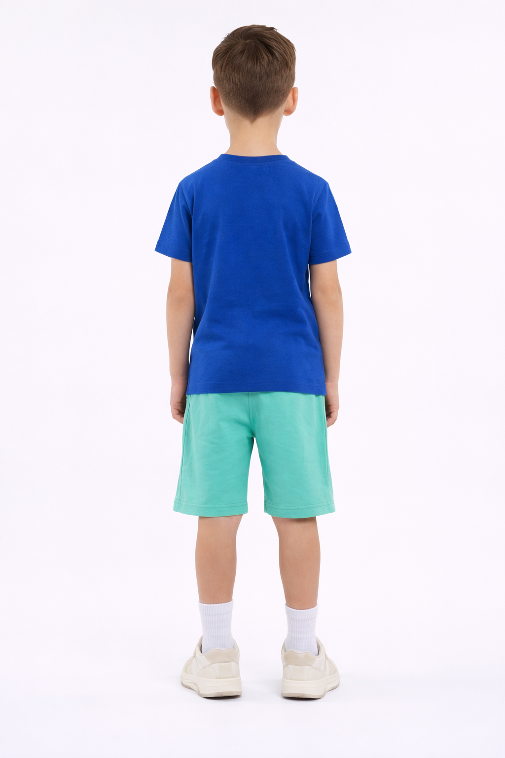 Boys Crocodile Graphic T-Shirt & Mint Shorts Set