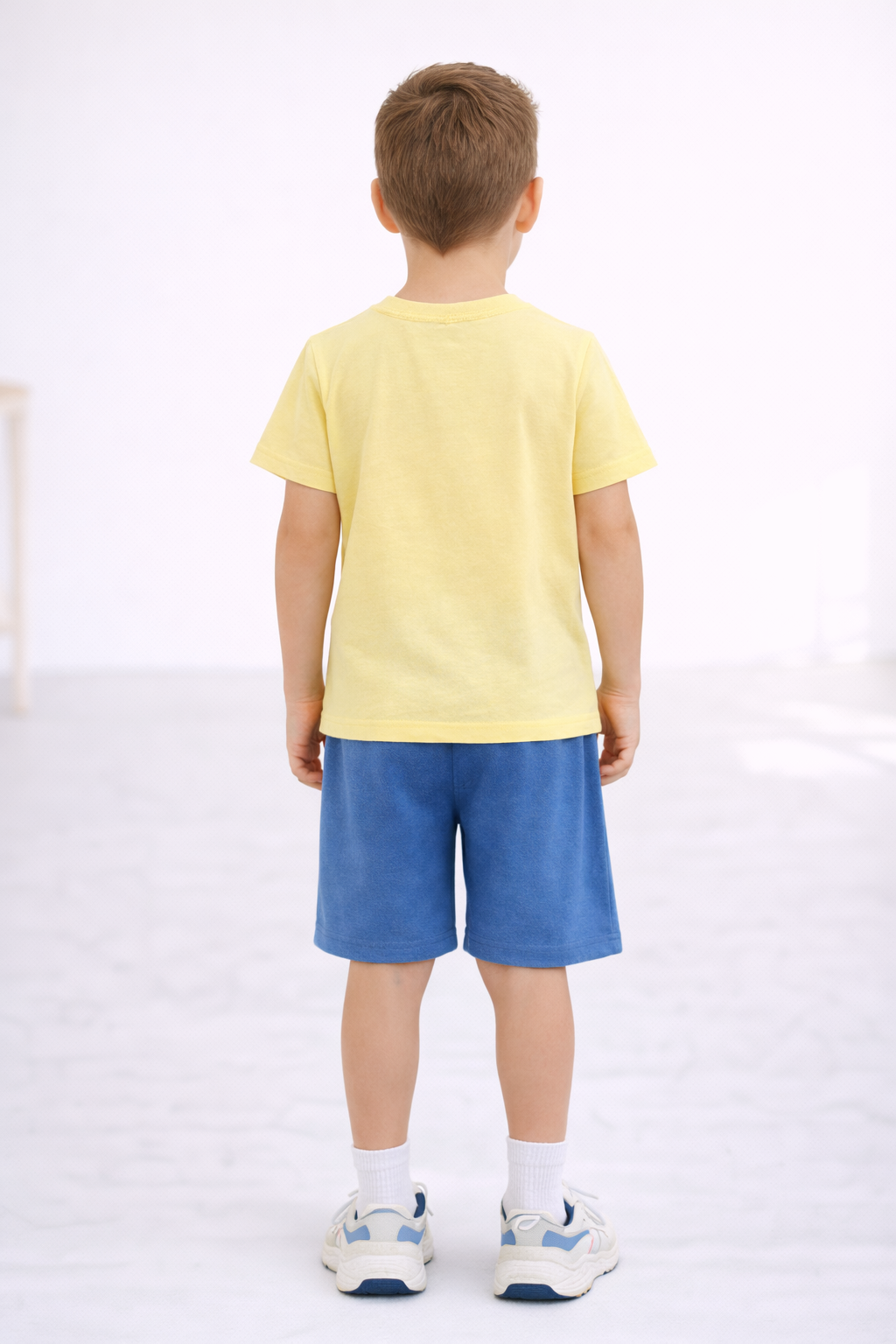 Boys Sunset Ride T-Shirt & Blue Shorts Set