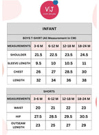 Boys Infant 2Pc Set - T-Shirt With Cute Shark And Green Shorts