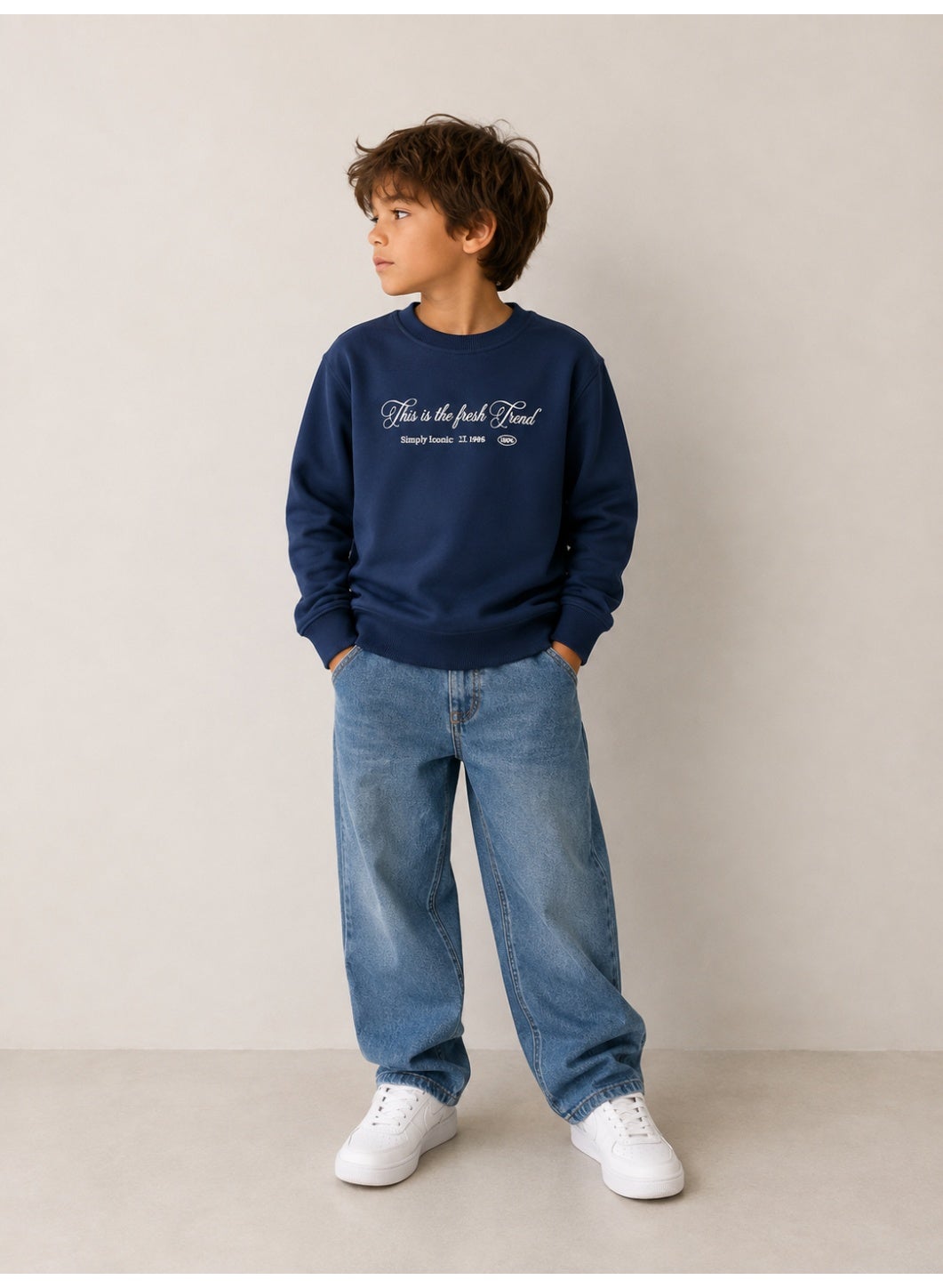 Boys’ Front and Back Graphic Sweatshirt