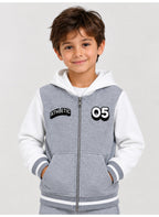 Boys Hoodie Zip-Up Jacket and Jogger Pants Set