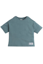 "Boys Cotton Interlock Tee & Shorts Set “ Sage Green "