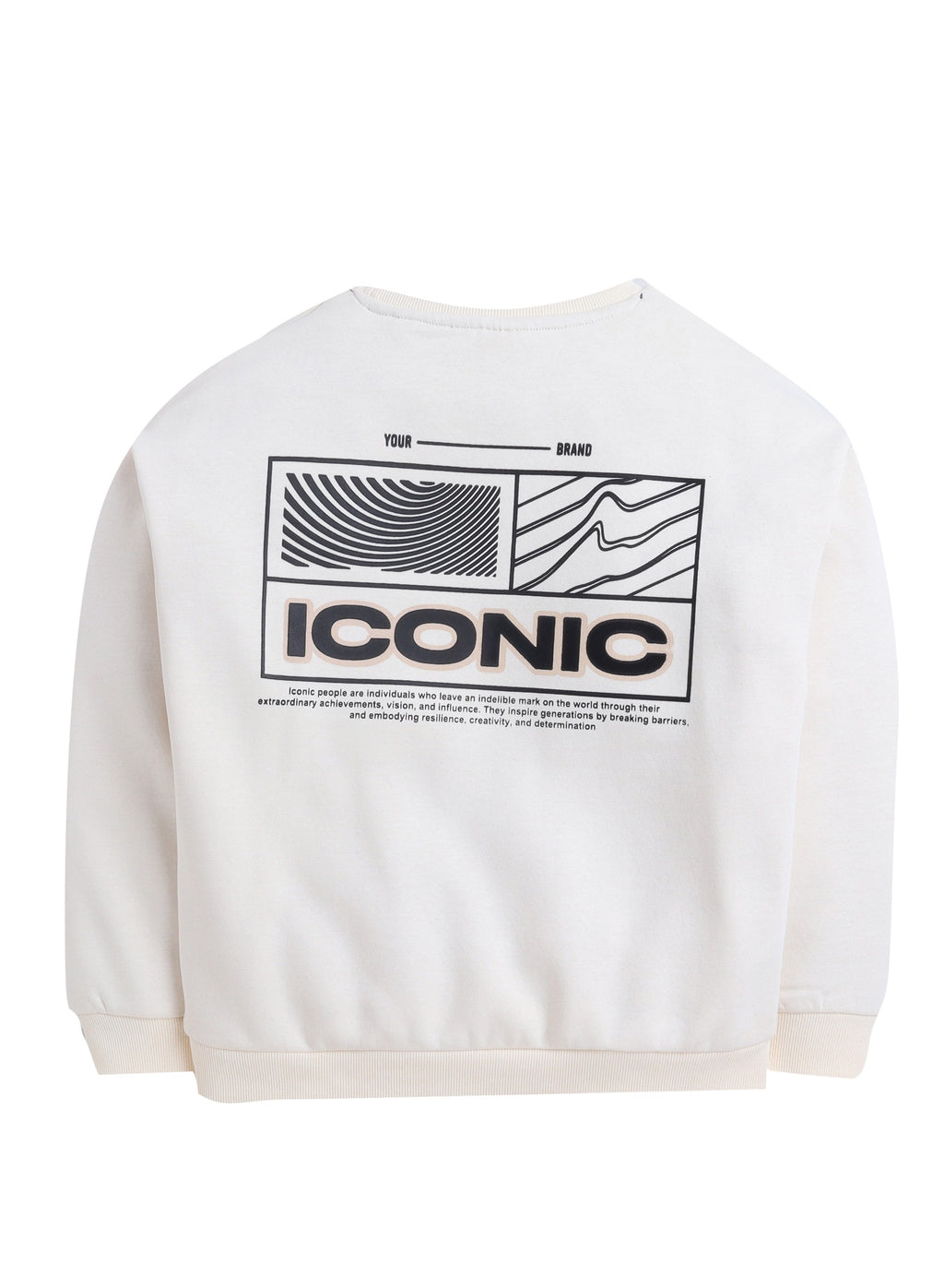 Boys' Off-White Œiconic” Graphic Sweatshirt
