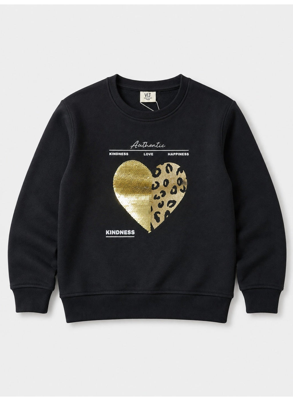 Girls Good Vibes Graphic Pullover