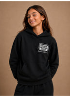 Girls Front and Back Graphic Sweatshirt Hoodie and Wide Leg Pants Set