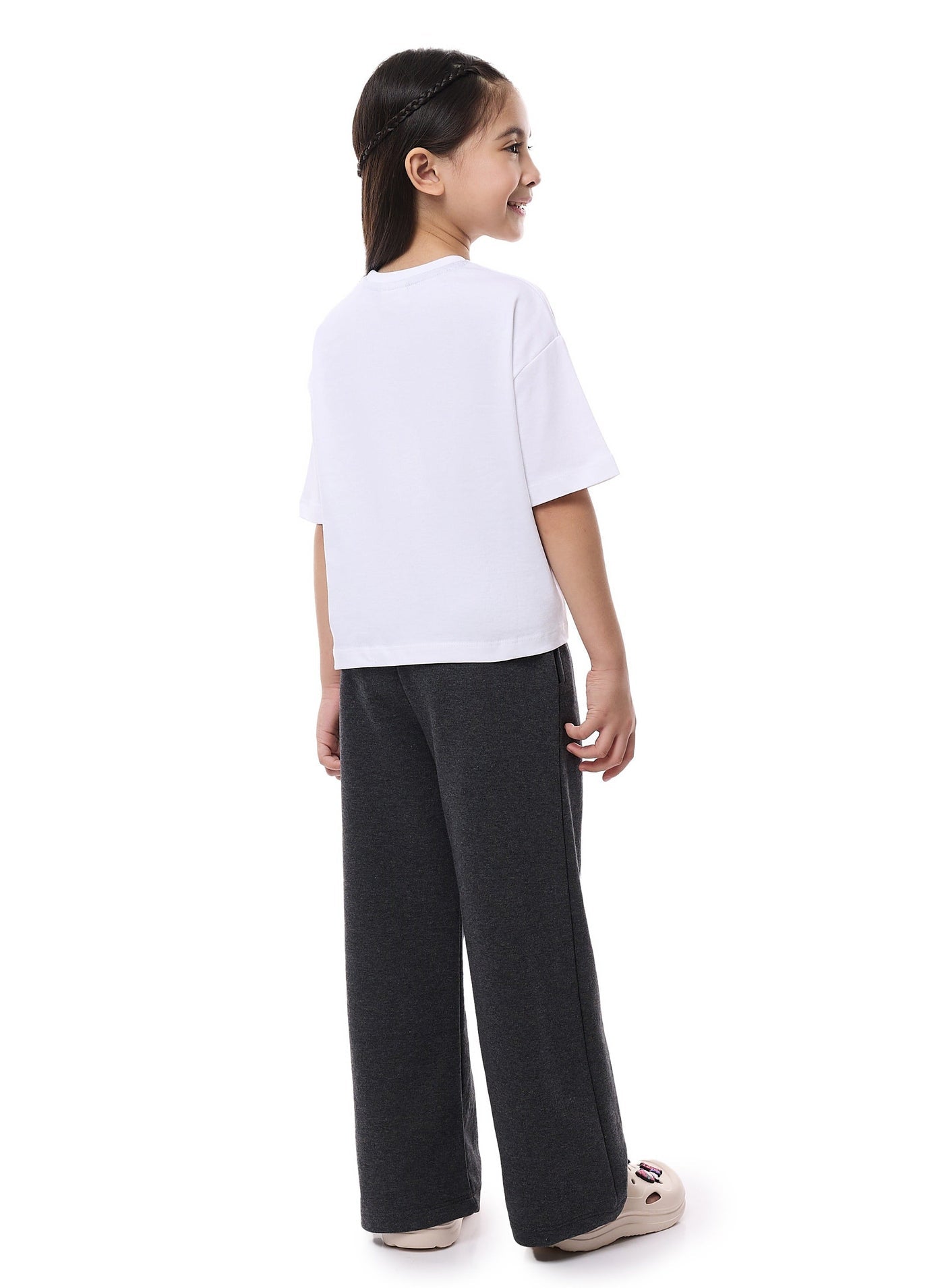 Victor And Jane Girls 2 Pc Set - Embellished Top With Matching Straight Pants