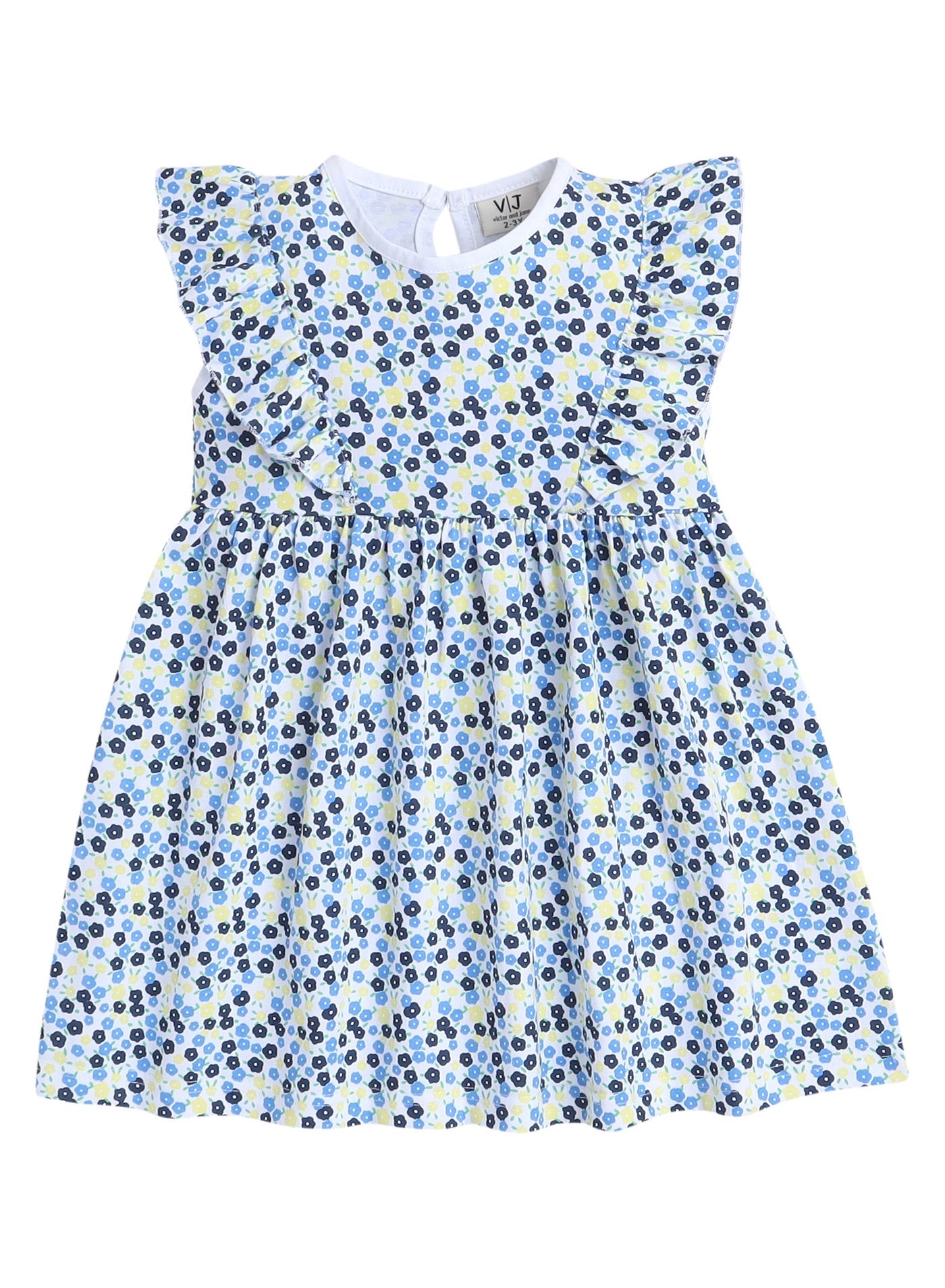 Victor And Jane - All-Over Printed Ruffle Dress (Pack Of 2)