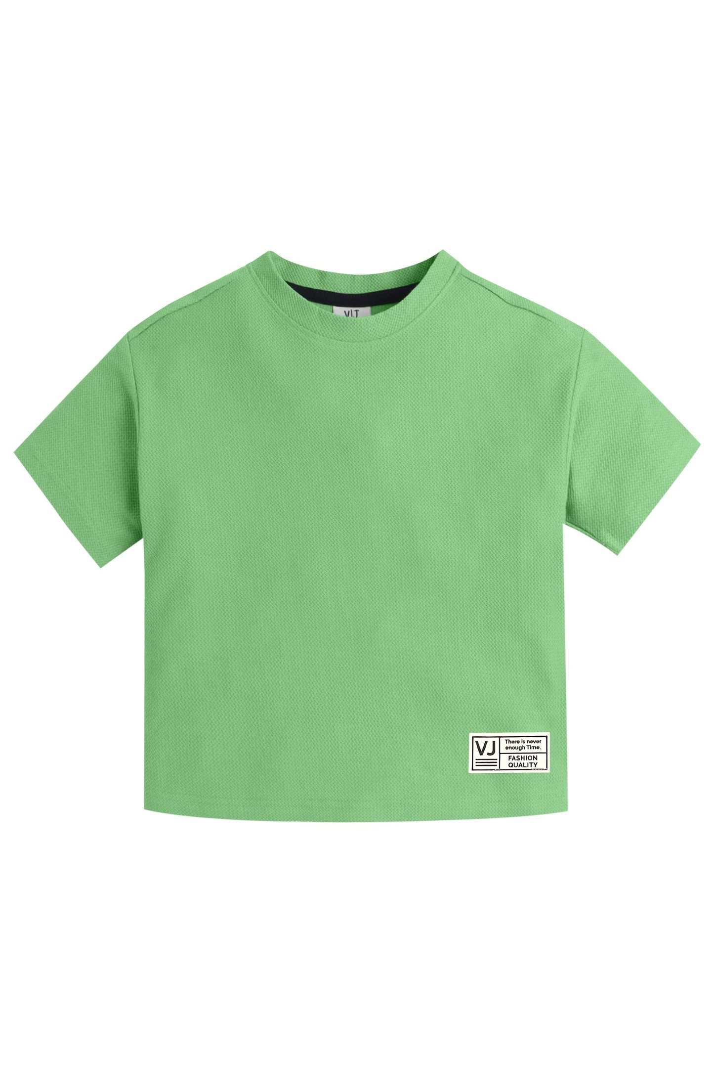 Junior Boys Cotton Tee - Mint Green