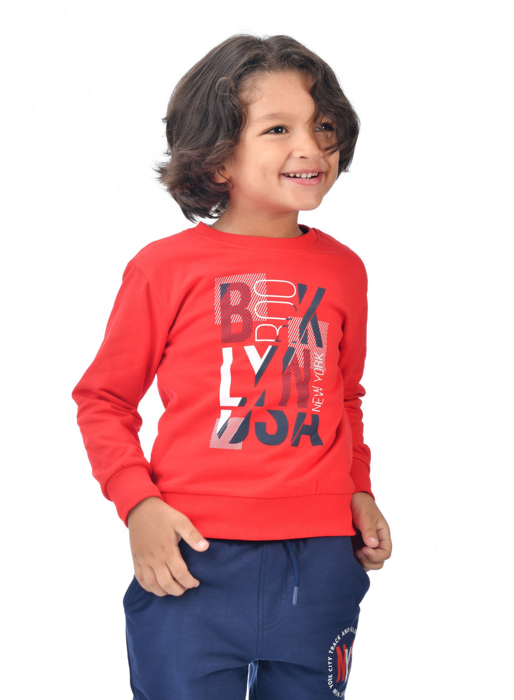 Kids Boys 2-Piece Set - T-Shirts & Shorts -Off-White And Plum (100% Cotton)