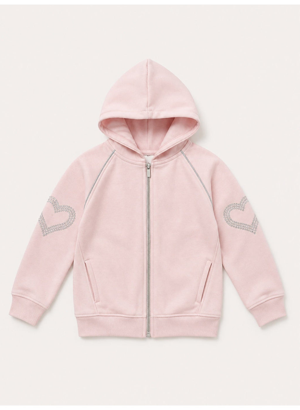 Girls Full Zip Sweatshirt Hoodie and Wide Leg Pants Set