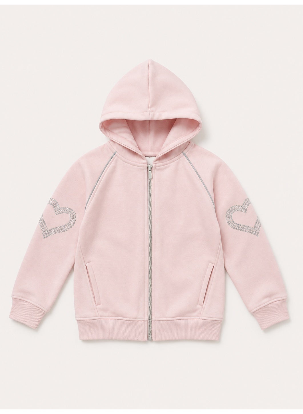 Girls Full Zip Sweatshirt Hoodie and Wide Leg Pants Set
