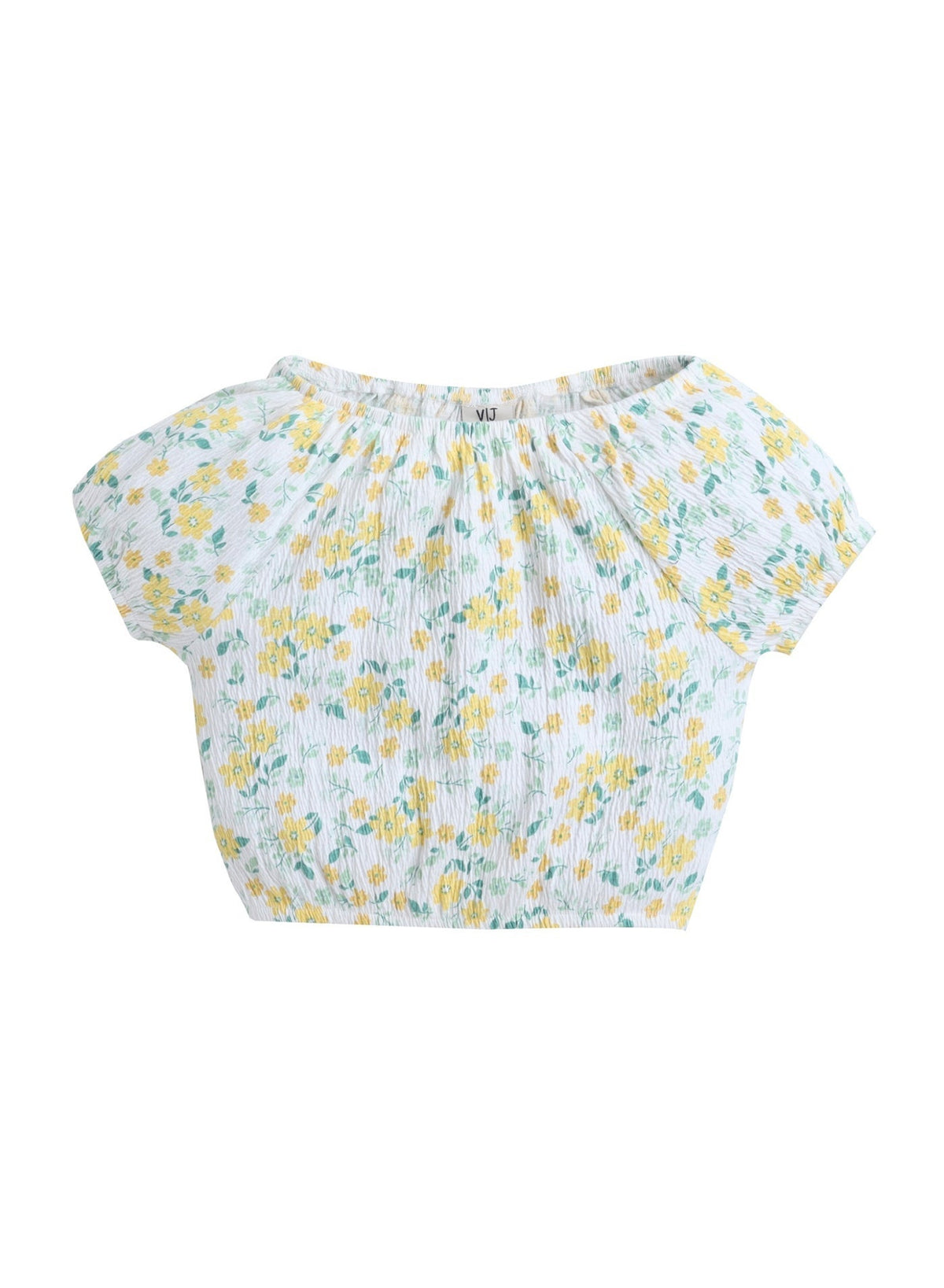 Girls Floral Pants Top Set