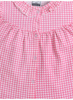 Girls Gingham Ruffle
