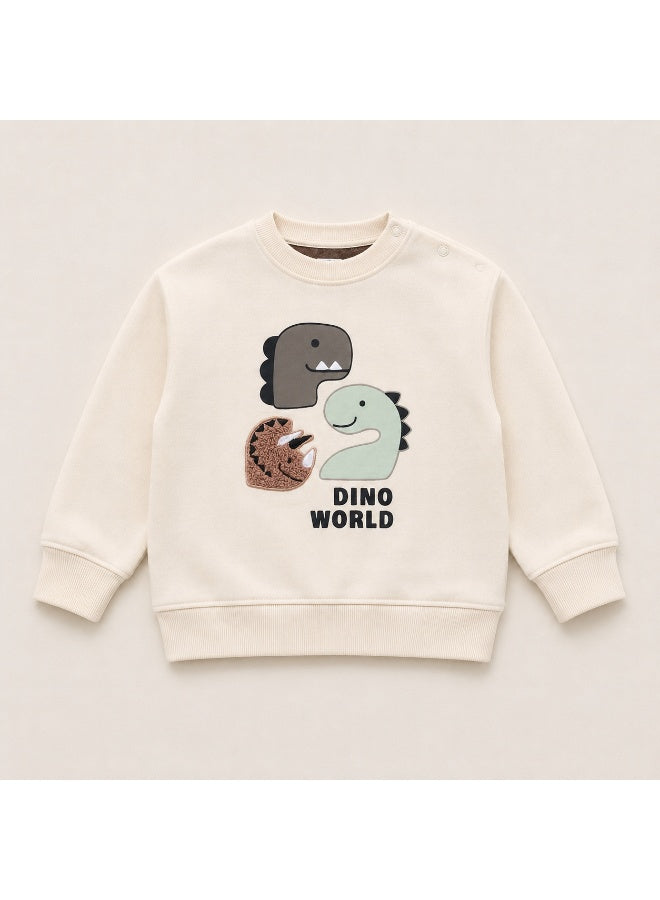 Baby Boys Dino World Sweatshirt & Jogger Pants Set