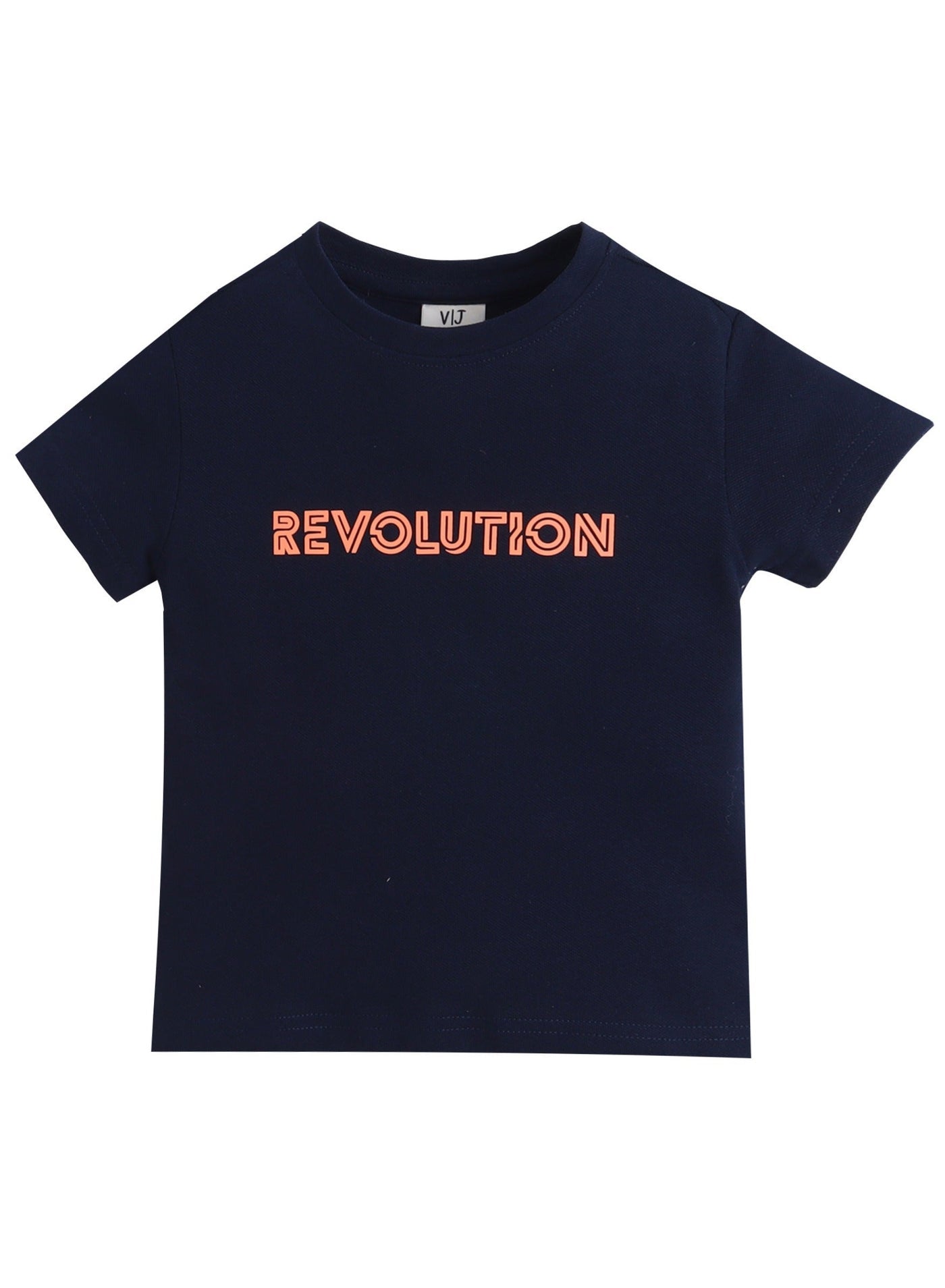 Junior Boys Navy "Revolution" T-Shirt (2Y–9Y)
