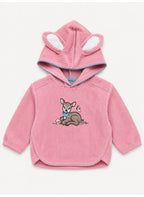 Baby Girls Hoodie and Pants Set with Deer Print