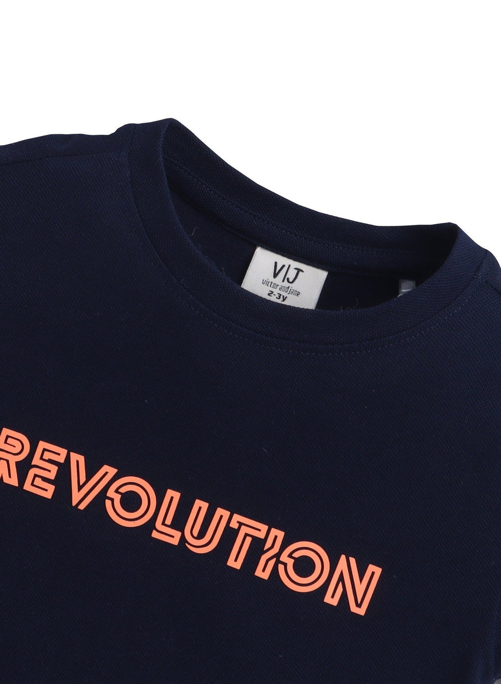 Junior Boys Navy "Revolution" T-Shirt (2Y–9Y)